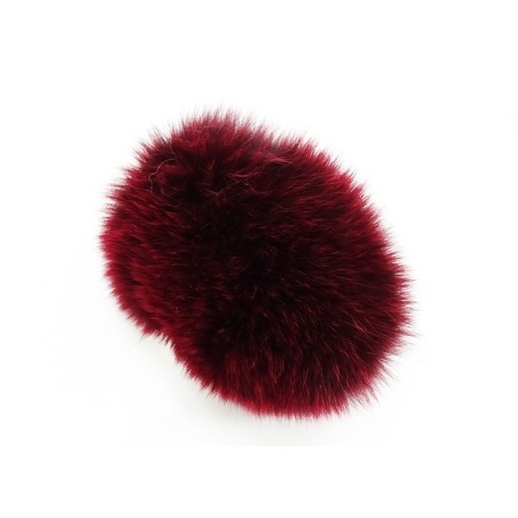 Louis Vuitton Fuzzy Amarante Keychain Fur slightly Fox  V - Picture 1 of 3